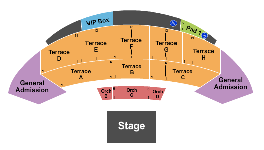 McGrath Amphitheatre Seating Chart: Little River Band