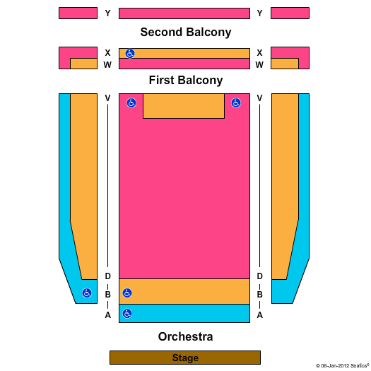 Mcguire Proscenium Stage Seating Chart