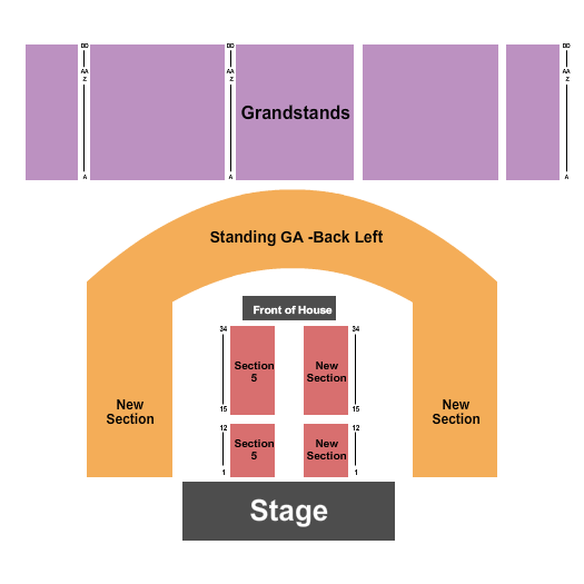 McHenry County Fairgrounds Seating Chart: Concert