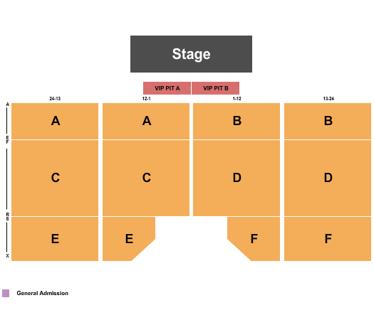 McHenry Petersen Park Seating Chart: End Stage