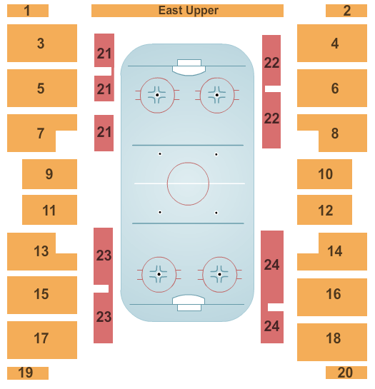 McMorran Arena at McMorran Place Seating Chart