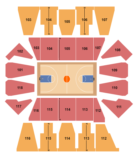 Tar Heels Basketball Seating Chart