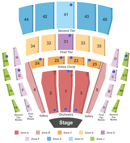 Jorgensen Theater Seating Chart