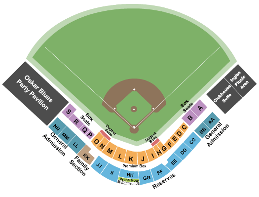 Mccormick Field Seating Chart: Baseball