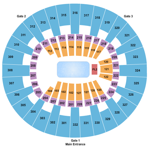 McKenzie Arena Seating Chart: Disney On Ice