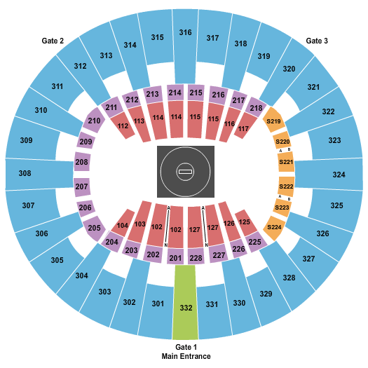 McKenzie Arena Seating Chart: Wrestling - College