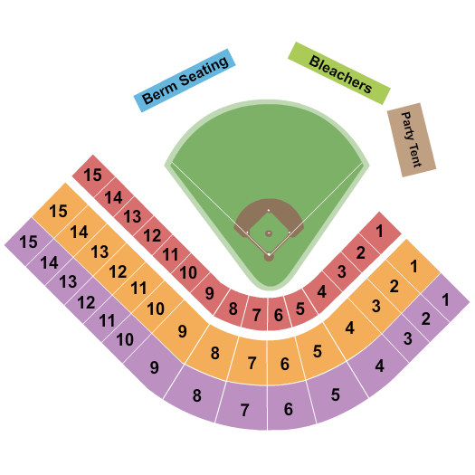 Frontier Field Seating Chart