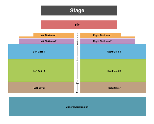Meadow Event Park Seating Chart: Endstage 2