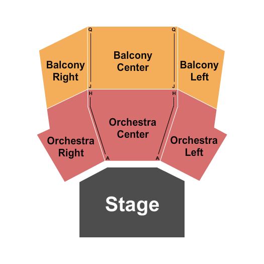 Meadowvale Theatre Seating Chart: Endstage