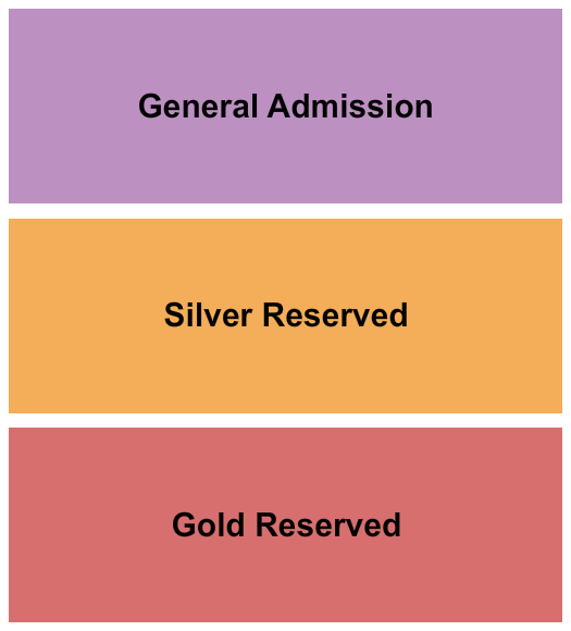 Medina Entertainment Center Seating Chart: GA/Silver/Gold