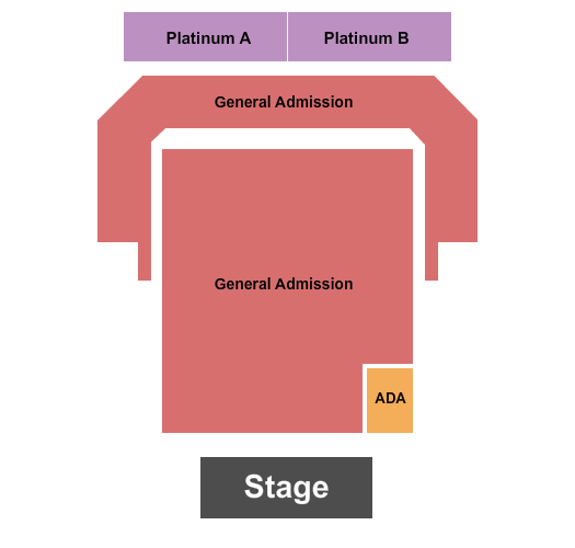MegaCorp Pavilion Seating Chart: GA/Platinum A/B - 2