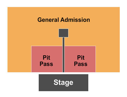 Melody Mountain Ranch Seating Chart: GA / Pit 2