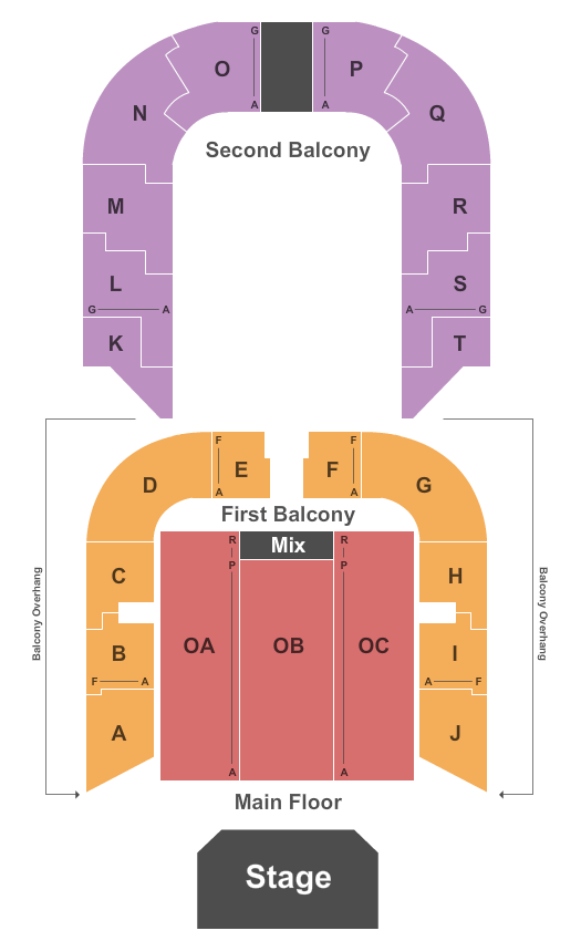 Memorial Auditorium Seating Chart