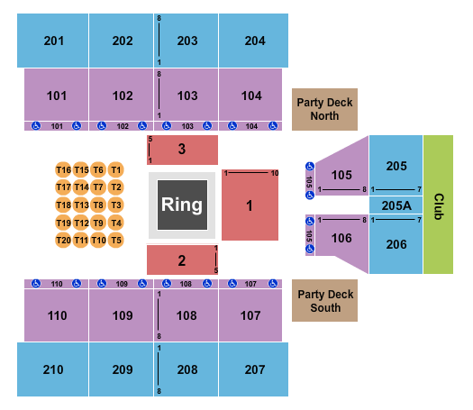Oshkosh Arena Seating Chart: Boxing