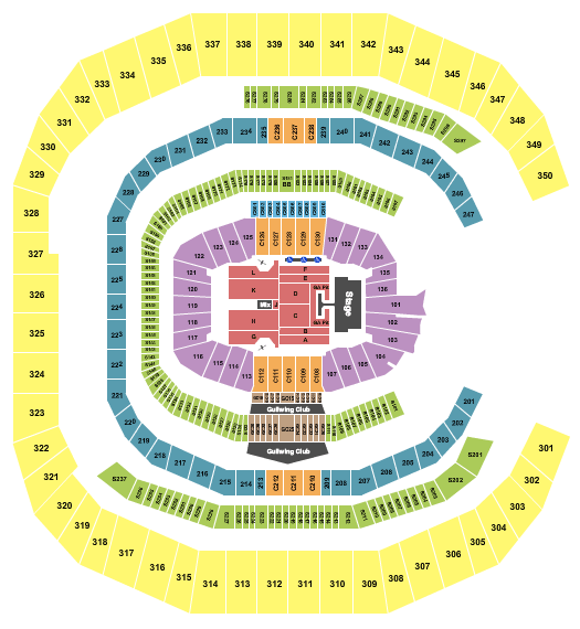 Mercedes Benz Stadium Concert Seating Chart