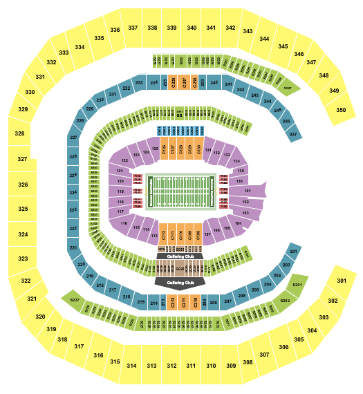 Miami Dolphins Seating Chart 2017