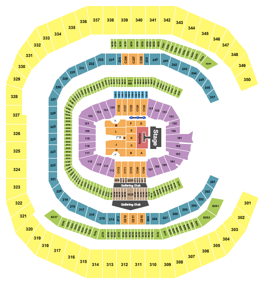 Mercedes-Benz Stadium Map