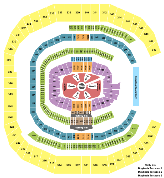 Mercedes-Benz Stadium Seating Chart: Metallica