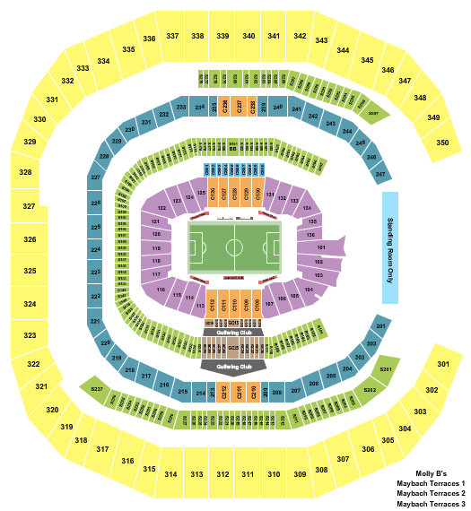 Mercedes-Benz Stadium Seating Chart: Soccer - Chelsea FC