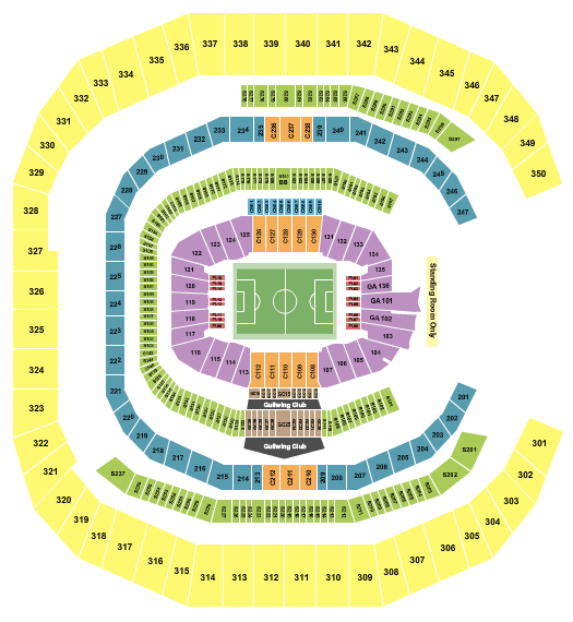 Mercedes-Benz Stadium Map