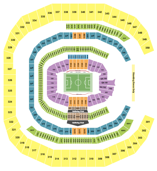 Mercedes-Benz Stadium Seating Chart: Soccer 3