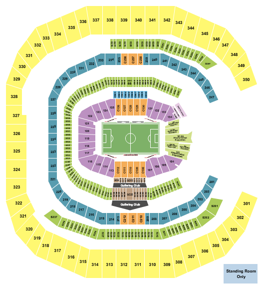 Mercedes-Benz Stadium Seating Chart: Soccer 3