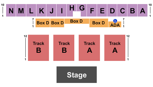 Mercer County Fair Seating Chart: End Stage 2