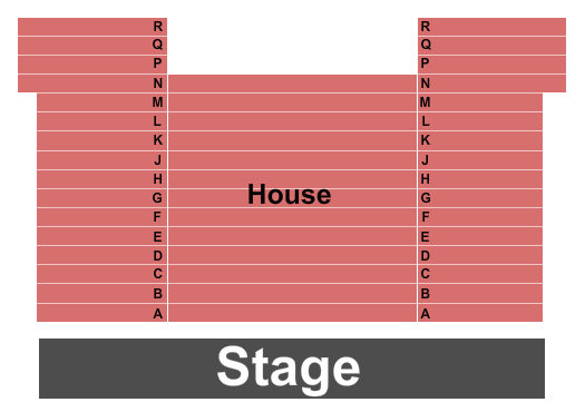 Merely Players Community Theatre Seating Chart: Endstage