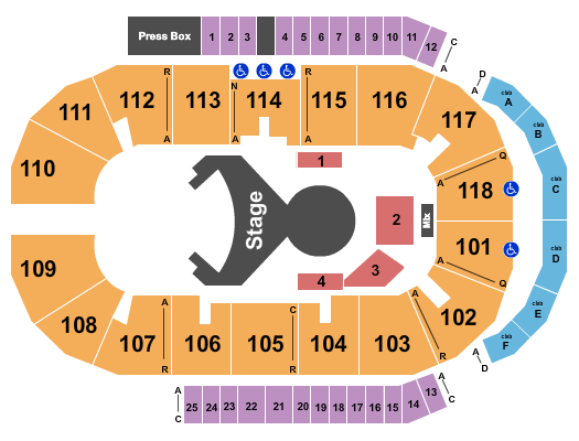 Meridian Centre Seating Chart: Cirque Du Soleil - Ovo