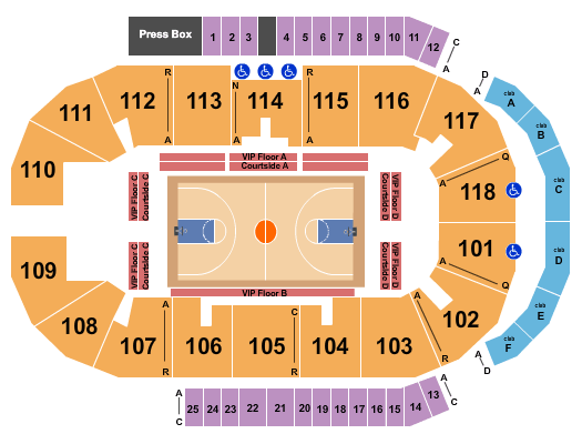 Meridian Centre Seating Chart: Harlem Globetrotters