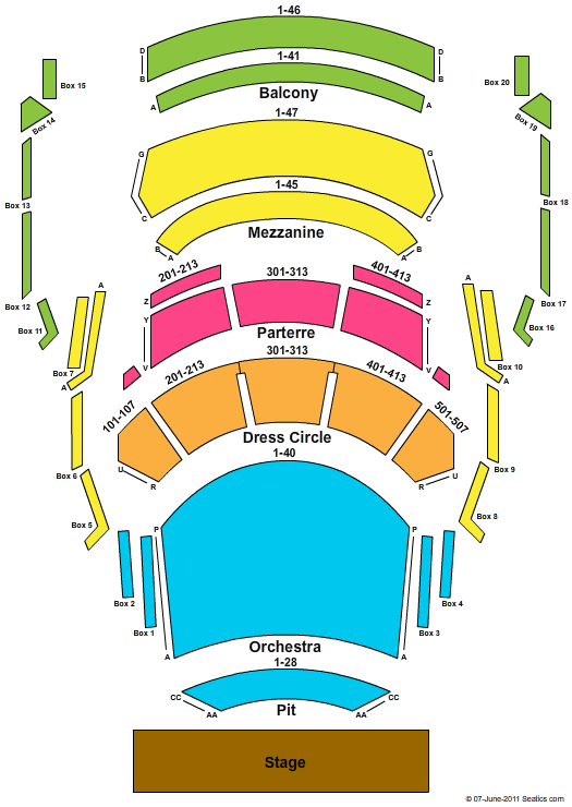 Phoenix Concert Tickets Seating Chart Mesa Arts Center
