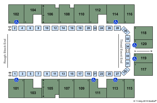 Mesquite Arena Seating Chart