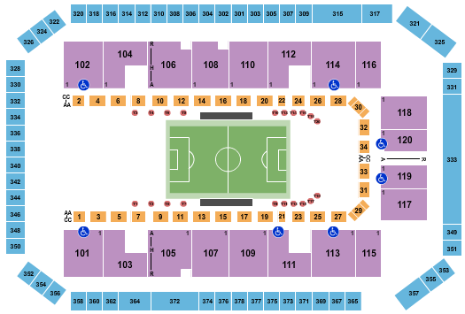 Mesquite Arena Seating Chart: Soccer