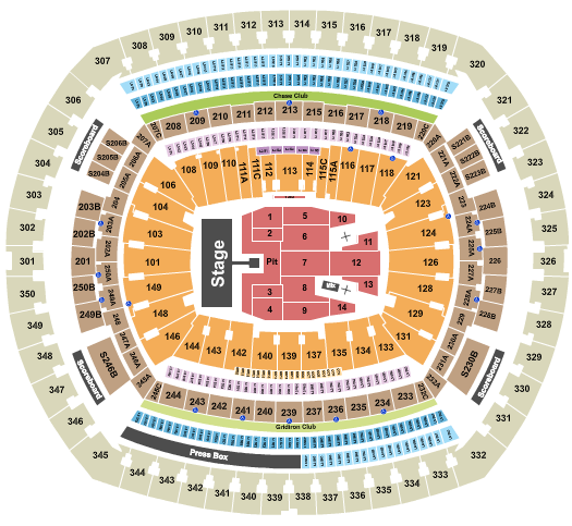 MetLife Stadium Seating Chart: AC/DC