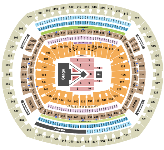 MetLife Stadium Seating Chart: BigBang