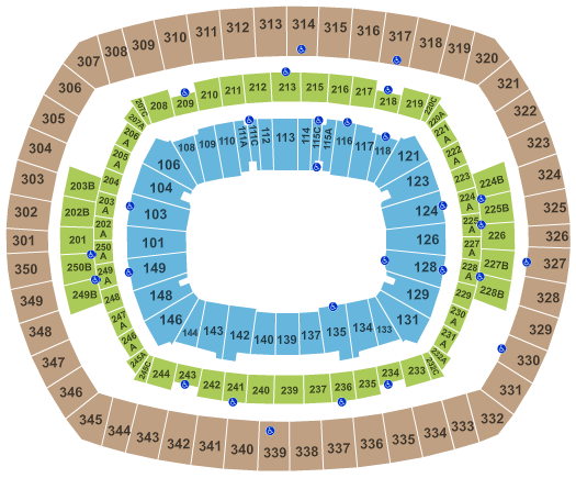 MetLife Stadium Seating Chart: Supercross