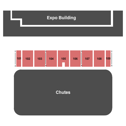 MetraPark Outdoor Arena Seating Chart: Rodeo