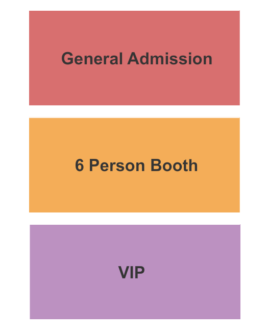 Metro Music Hall Seating Chart: GA / Booth / VIP