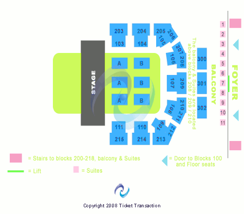 Metro Radio Arena Seating Chart