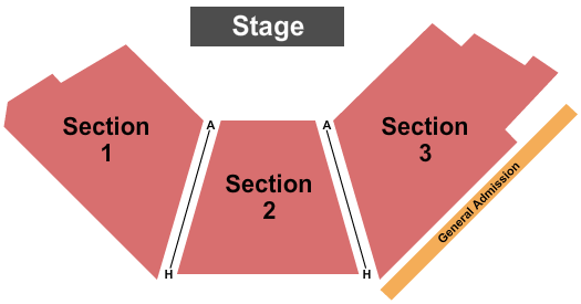 Metropolis Performing Arts Centre Seating Chart: Endstage - No Tables