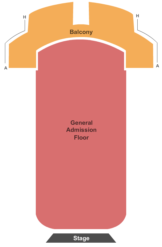MTelus Seating Chart: Endstage GA Flr