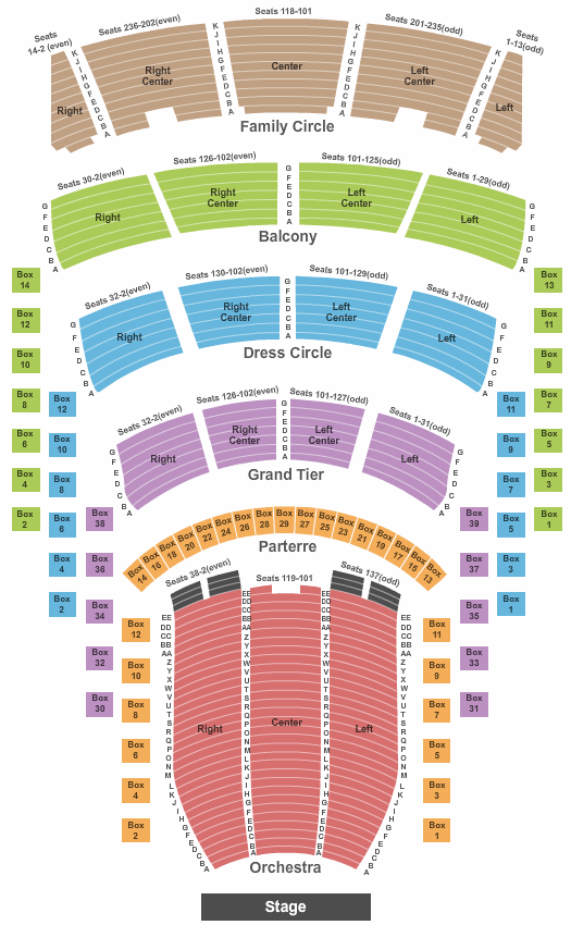 Spectrum Center Seating Chart