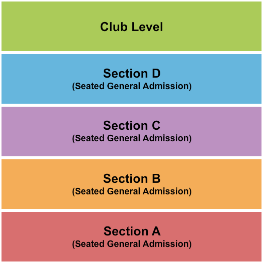 Miami Beach Bandshell Seating Chart: A-B-C-D/Club