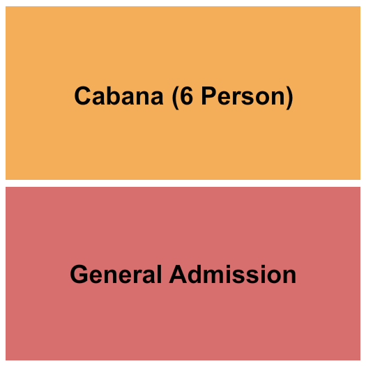 Miami Beach Bandshell Seating Chart: GA/Cabana