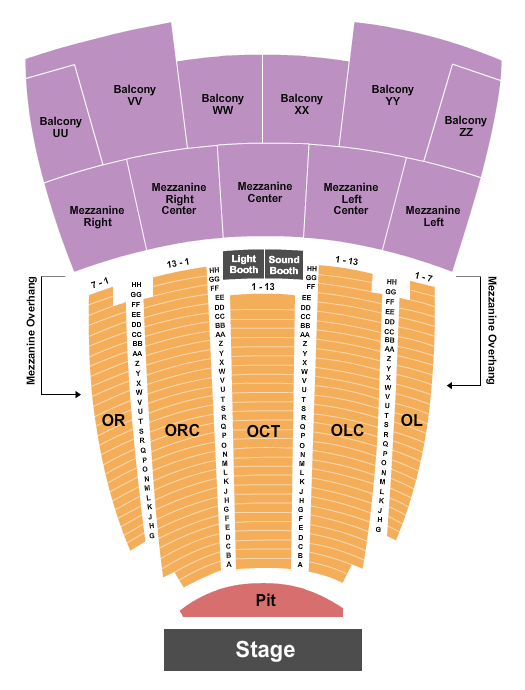 Emerson Cutler Majestic Theatre Seating Chart