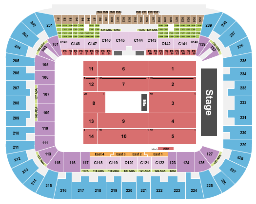 Nu Stadium at Miami Freedom Park Seating Chart: Concert