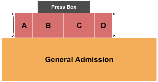 Miami Valley South Stadium at Bellbrook H.S. Seating Chart: DCI