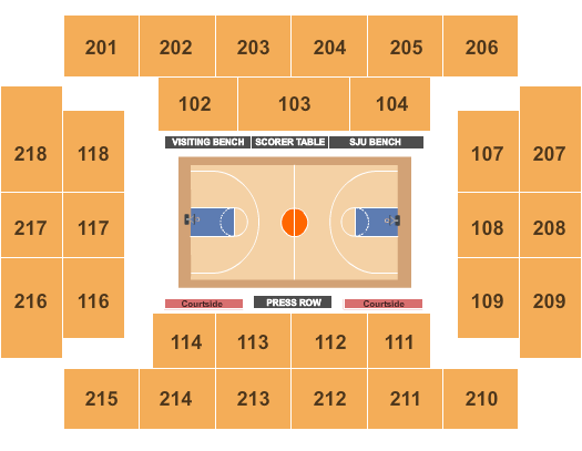 Hagan Arena Seating Chart