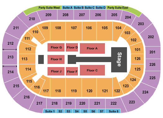 Michelob ULTRA Arena At Mandalay Bay Seating Chart: Anuel AA