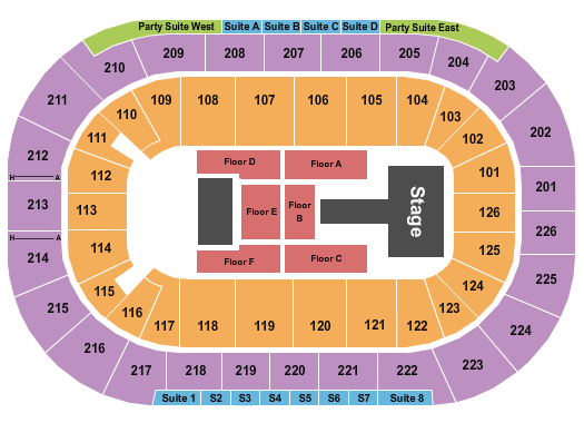 Michelob ULTRA Arena At Mandalay Bay Seating Chart: J Balvin 1